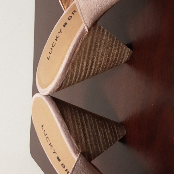 Lucky Brand EMREE Embroidered Mule Suede Slip On Shoe - Picture 8 of 12